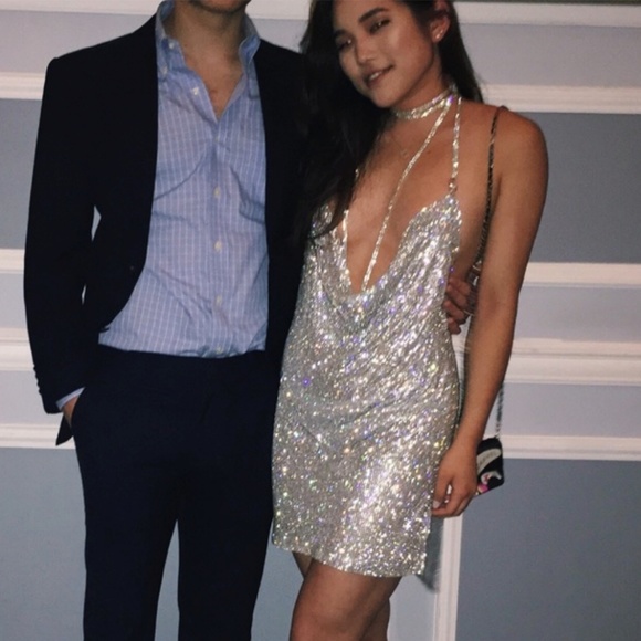 kendall jenner silver dress online